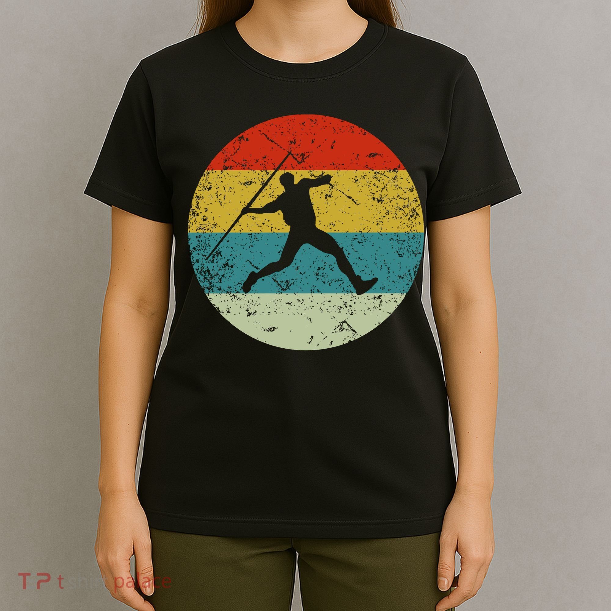 Retro Vintage Javelin Throws T-Shirt