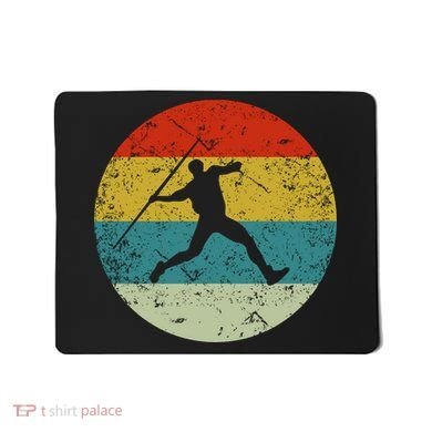 Retro Vintage Javelin Throws Mousepad
