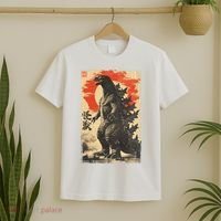 Retro Vintage Japanese Art Legendary Rare Kaiju T-Shirt thumb 2