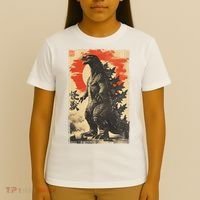 Retro Vintage Japanese Art Legendary Rare Kaiju T-Shirt thumb 4
