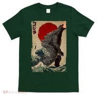 Retro Vintage Japanese Art Legendary Rare Kaiju T-Shirt thumb 0