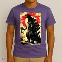 Retro Vintage Japanese Art Legendary Rare Kaiju T-Shirt thumb 3