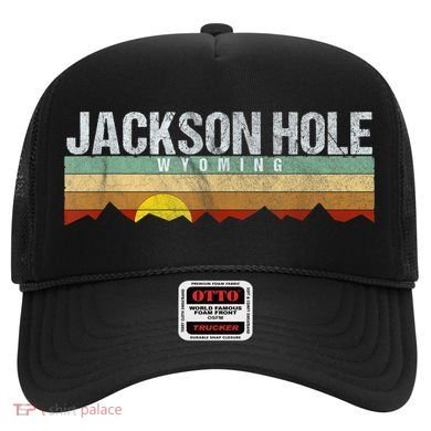 Retro Vintage Jackson Hole Wyoming Hat