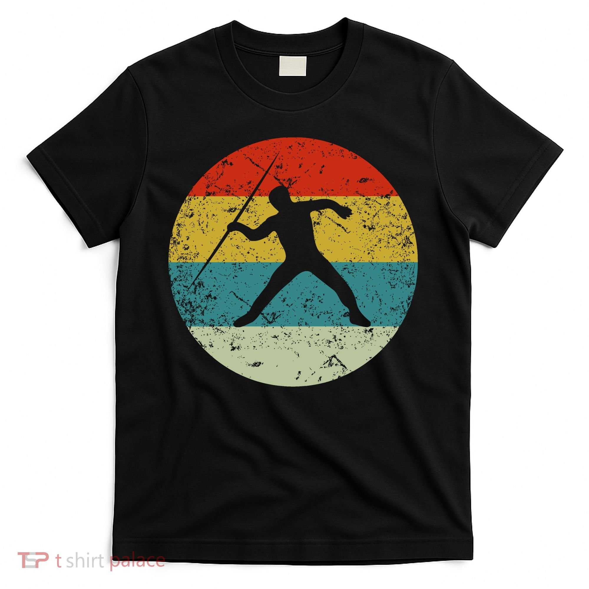 Retro Vintage Javelin Throw T-Shirt