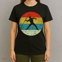 Retro Vintage Javelin Throw T-Shirt thumb 4
