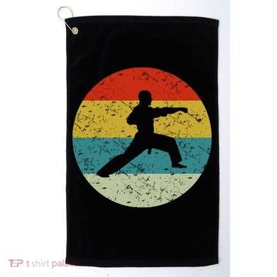 Retro Vintage Karate Golf Towel