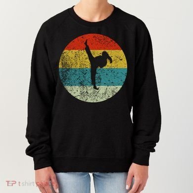 Retro Vintage Karate Women's Sweatshirt