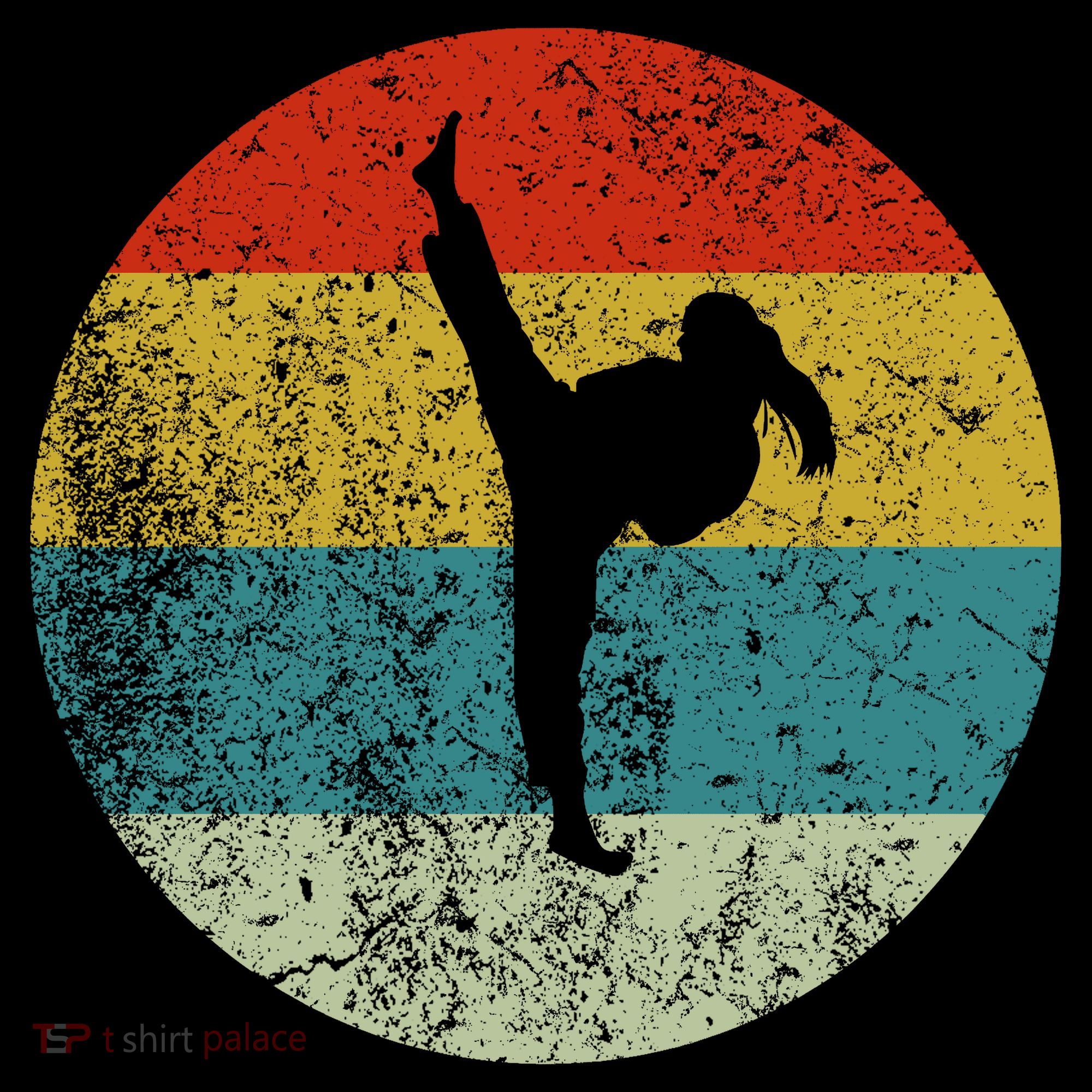 Retro Vintage Karate T-Shirt