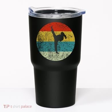 Retro Vintage Karate Tumbler