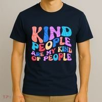 Retro Vintage Kind People Are My Kind Of People T-Shirt thumb 3