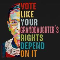 Rbg Vote Like Your Granddaughter’S Rights Feminist Sweatshirt thumb 3