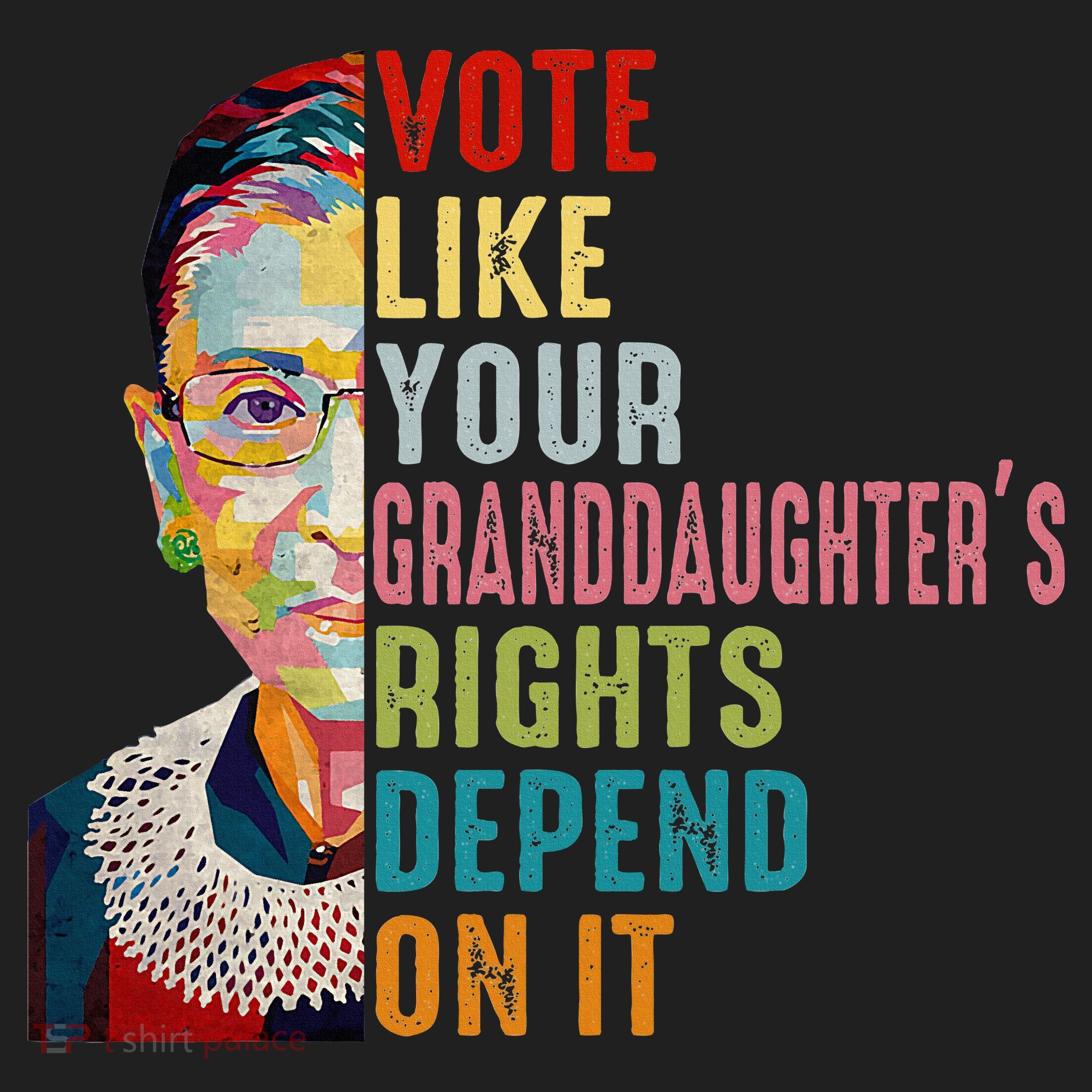 Rbg Vote Like Your Granddaughter’S Rights Feminist Beanie