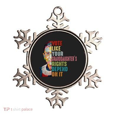 Rbg Vote Like Your Granddaughter’S Rights Feminist Ornament
