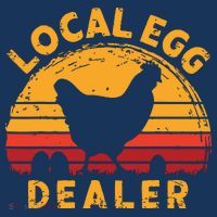Retro Vintage Local Egg Dealer Farmer Chicken Egg Lover T-Shirt thumb 7