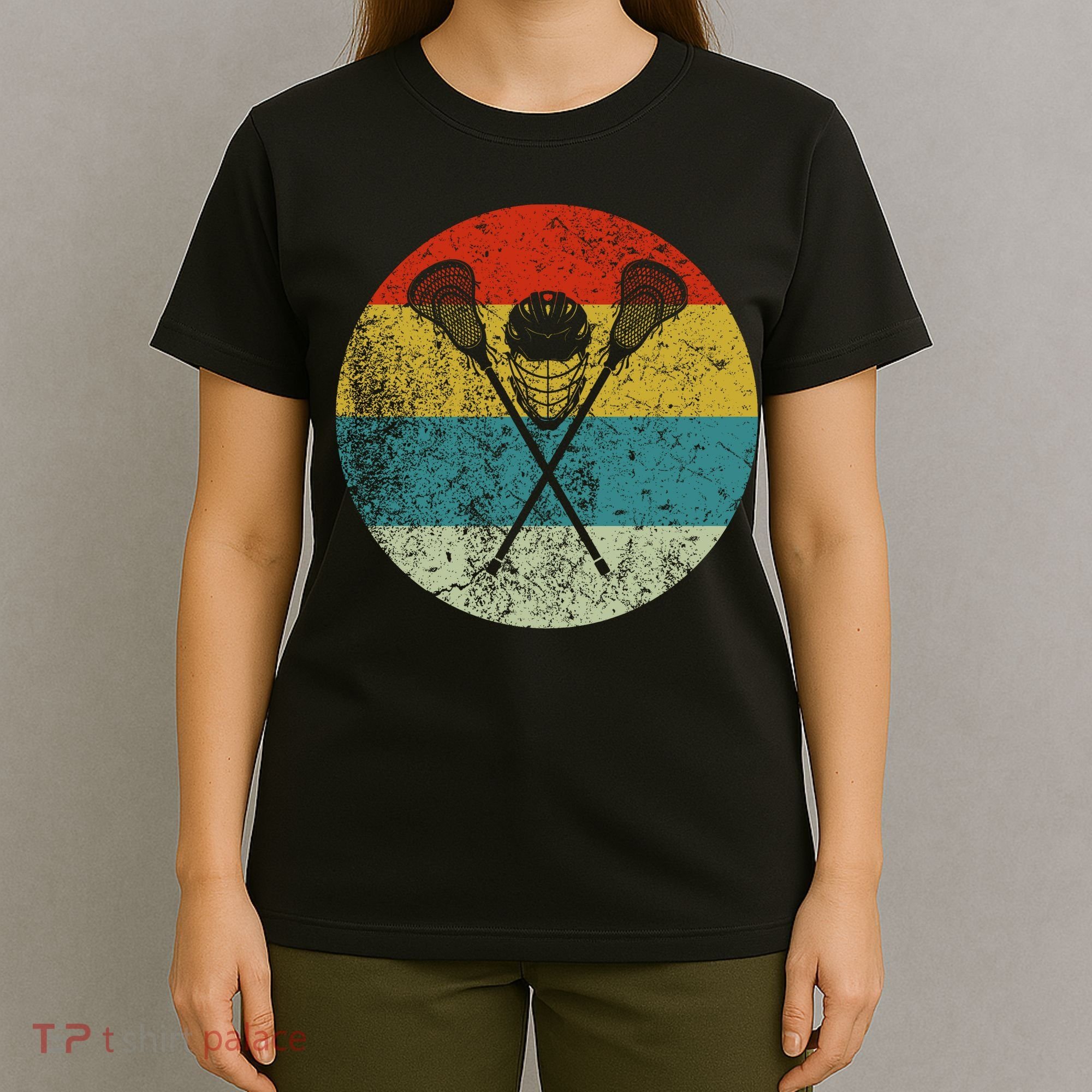 Retro Vintage Lacrosse T-Shirt