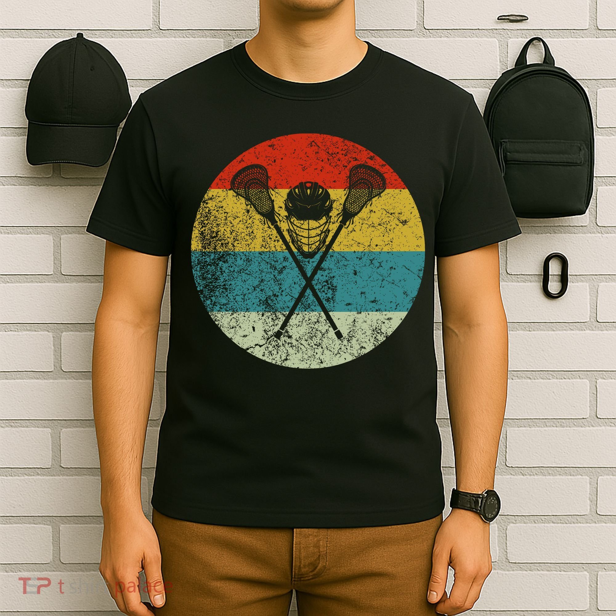 Retro Vintage Lacrosse T-Shirt