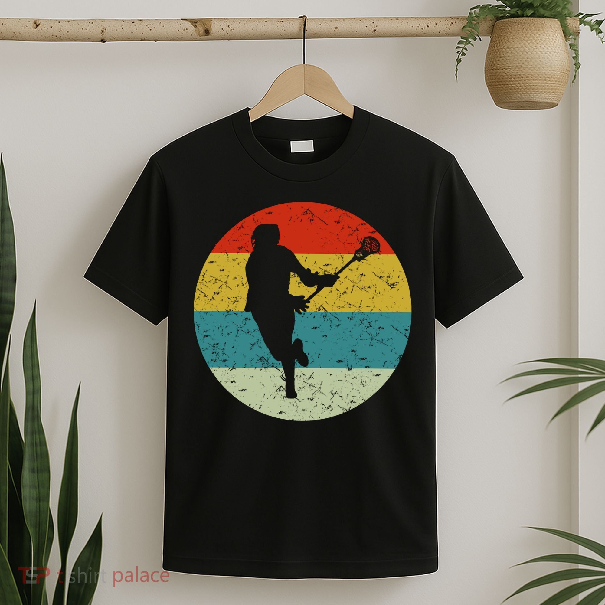 Retro Vintage Lacrosse T-Shirt