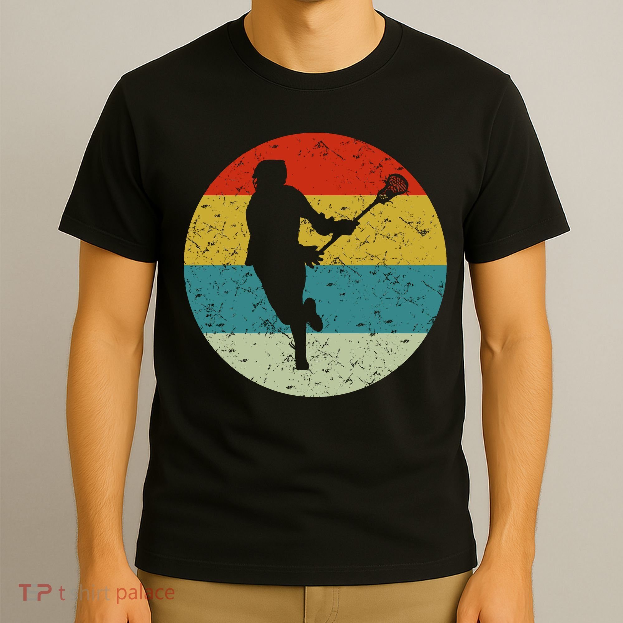 Retro Vintage Lacrosse T-Shirt