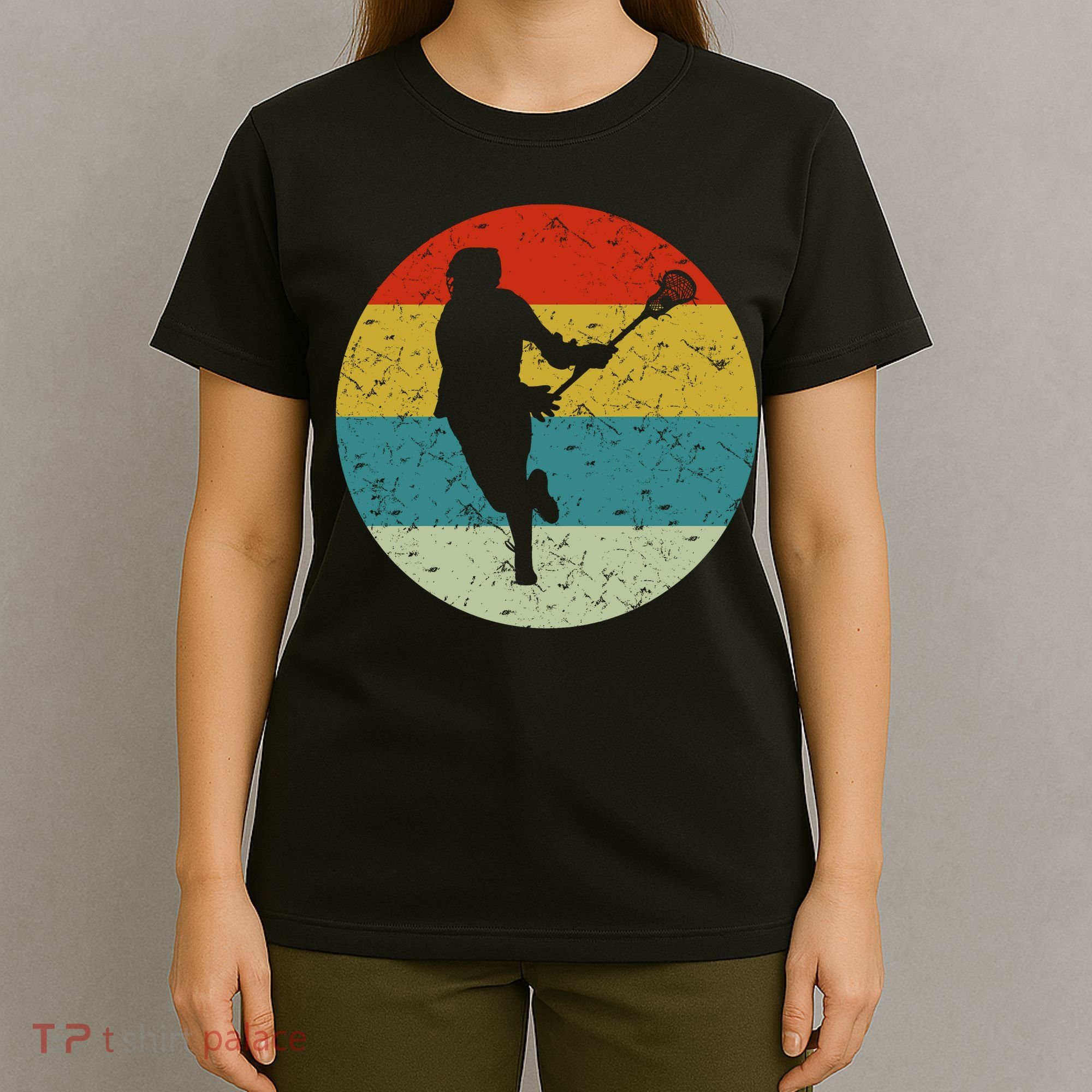 Retro Vintage Lacrosse T-Shirt