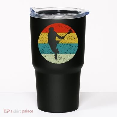 Retro Vintage Lacrosse Tumbler