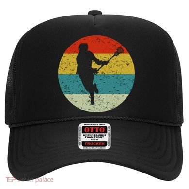 Retro Vintage Lacrosse Hat