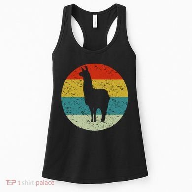 Retro Vintage Llama Women's Tank Top