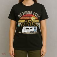 Retro Vintage Mountains Camping RV There Yet T-Shirt thumb 4