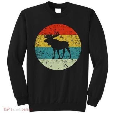 Retro Vintage Moose Sweatshirt