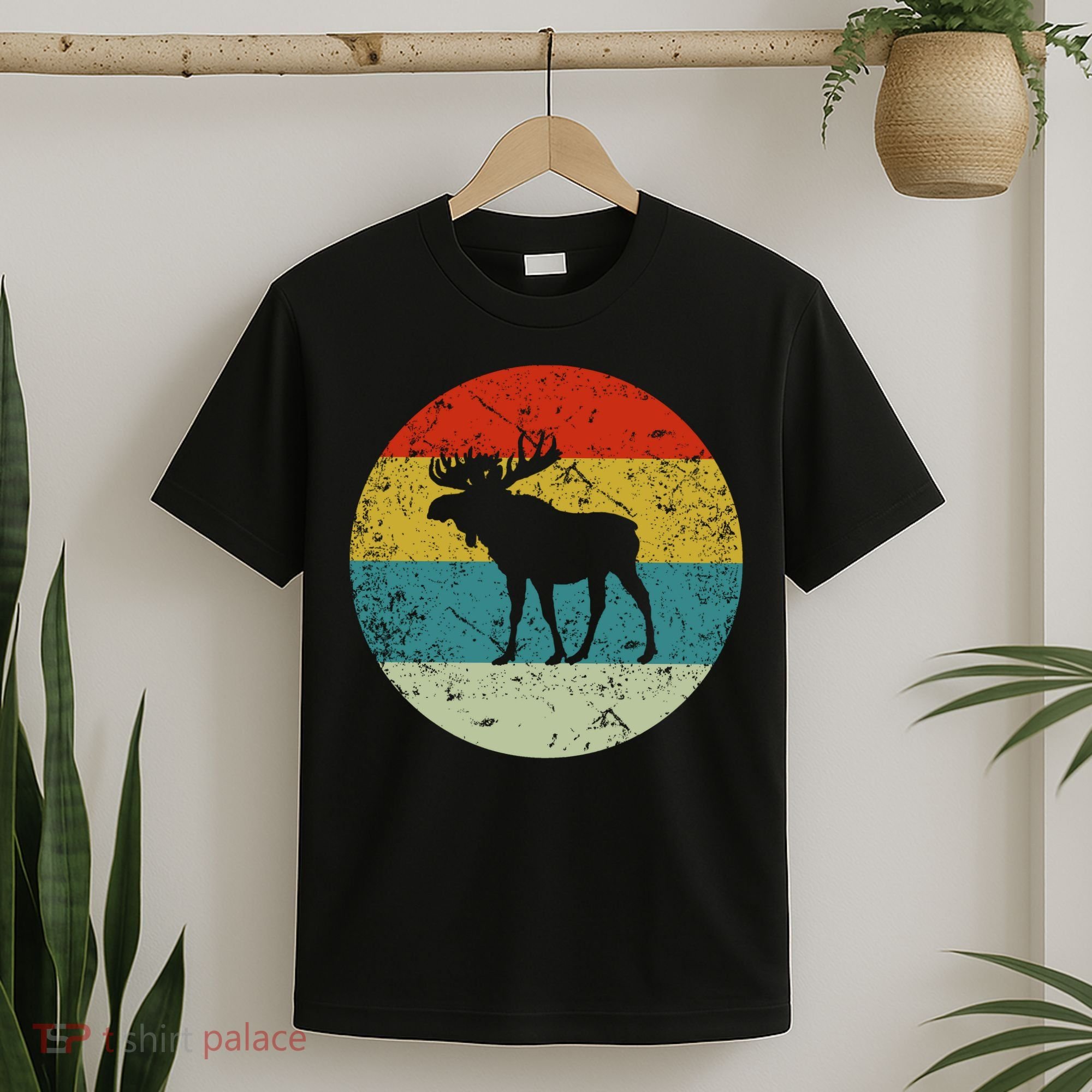 Retro Vintage Moose T-Shirt
