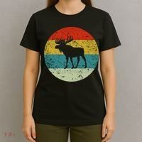 Retro Vintage Moose T-Shirt thumb 4