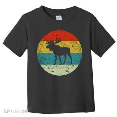 Retro Vintage Moose Toddler T-Shirt