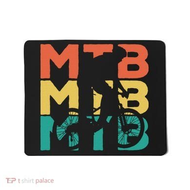 Retro Vintage Mtb Gift For Mountain Bikers Mousepad