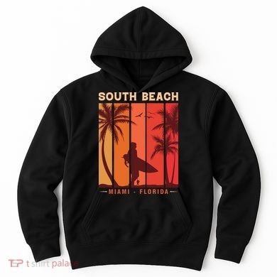 Retro Vintage Miami Florida South Beach Hoodie