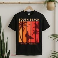 Retro Vintage Miami Florida South Beach T-Shirt thumb 2