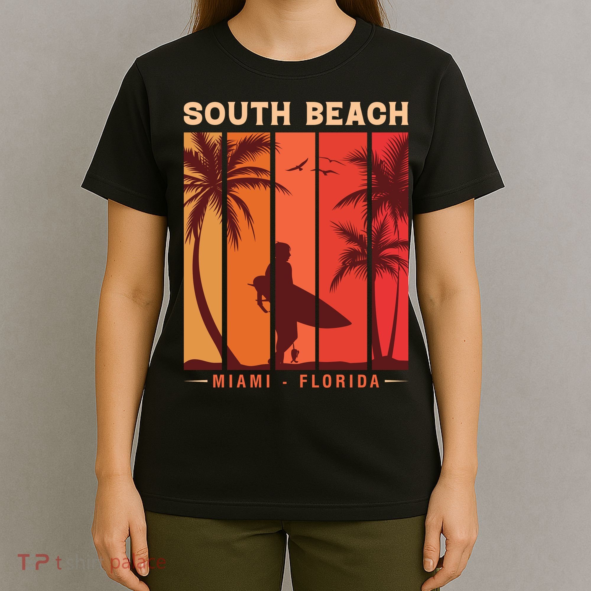 Retro Vintage Miami Florida South Beach T-Shirt
