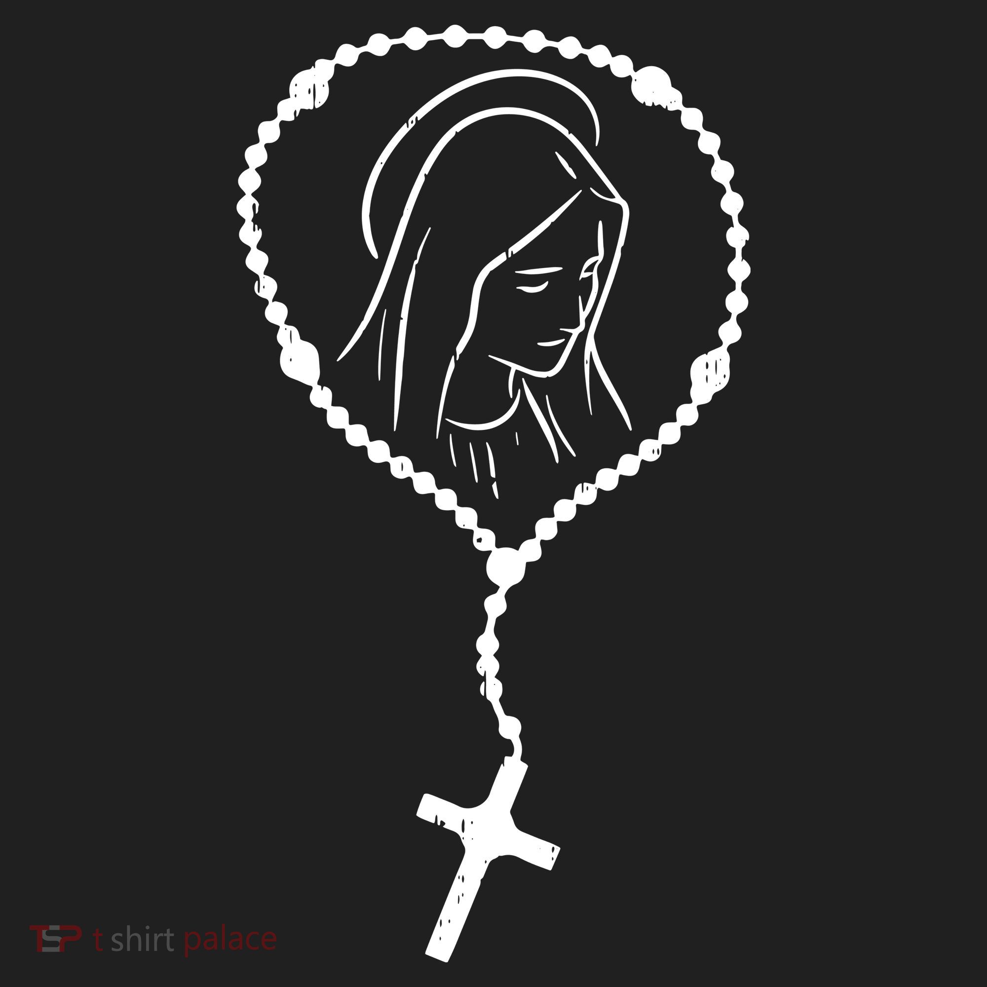 Rosary Virgin Mary God Jesus Faith Religious Catholic Hat