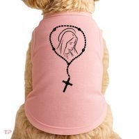 Rosary Virgin Mary God Jesus Faith Religious Catholic Doggie Tank thumb 0