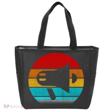 Retro Vintage Megaphone Tote Bag