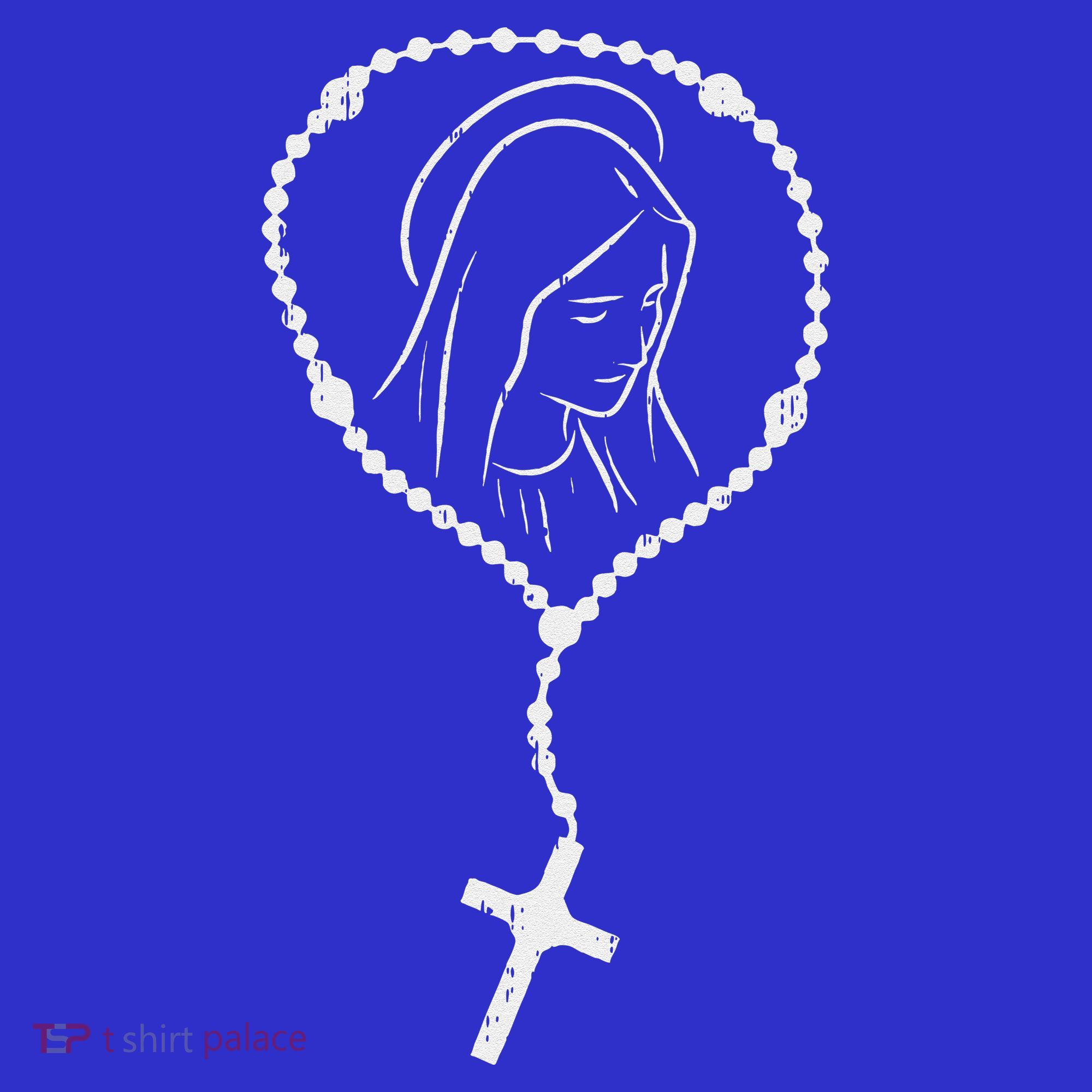 Rosary Virgin Mary God Jesus Faith Religious Catholic Gift Women's Tank Top