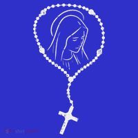 Rosary Virgin Mary God Jesus Faith Religious Catholic Gift Women's T-Shirt thumb 6