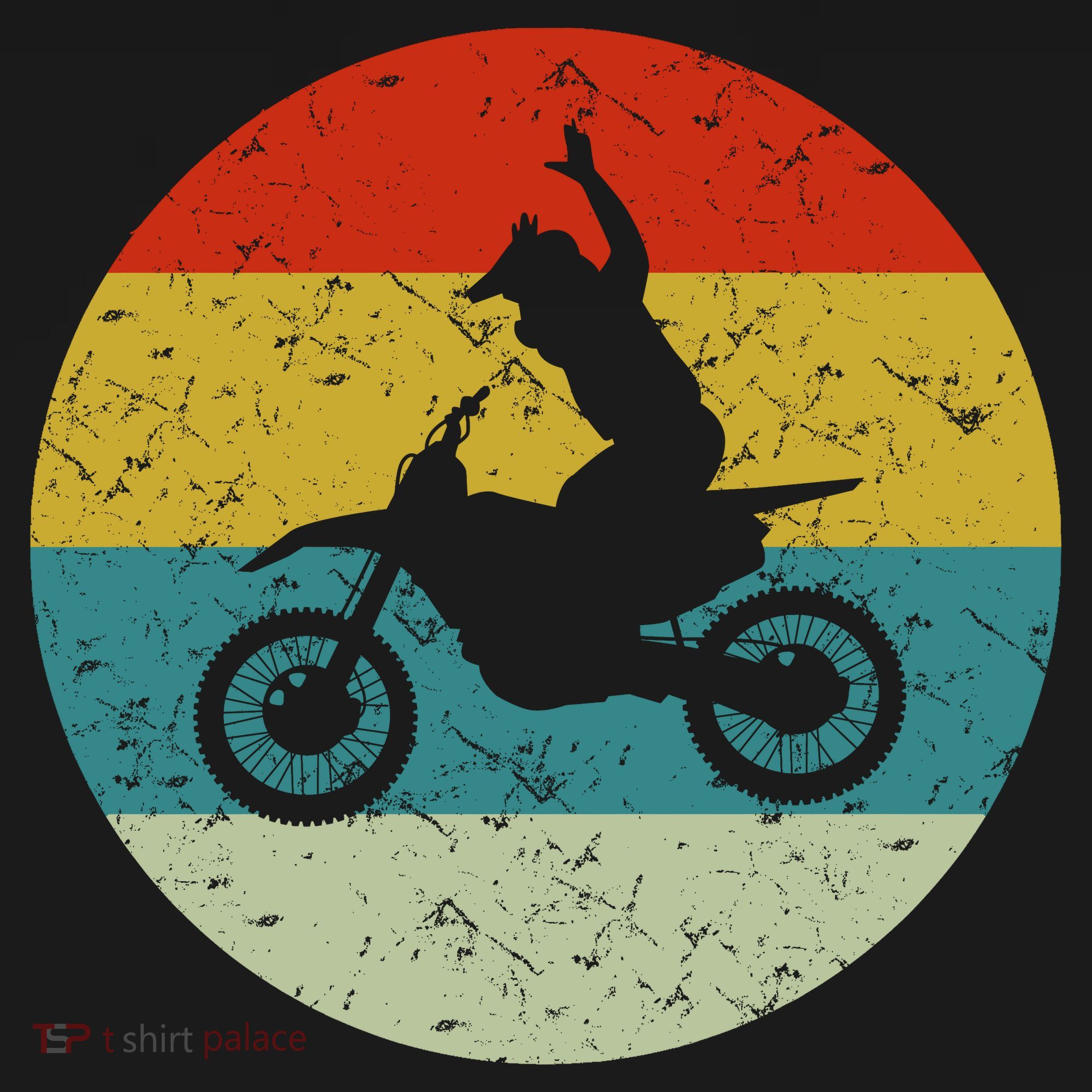 Retro Vintage Motorbike T-Shirt