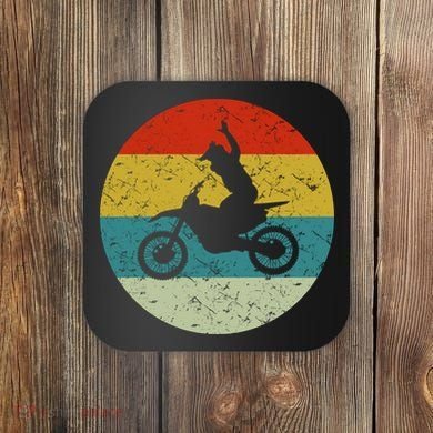 Retro Vintage Motorbike Coaster