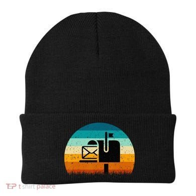 Retro Vintage Mailbox Mail Carrier Post Office Postal Worker Beanie