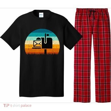 Retro Vintage Mailbox Mail Carrier Post Office Postal Worker Pajama Set
