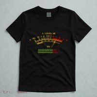 Retro Vu Meter Vintage Hifi Audio Stereo Music Sound T-Shirt thumb 5
