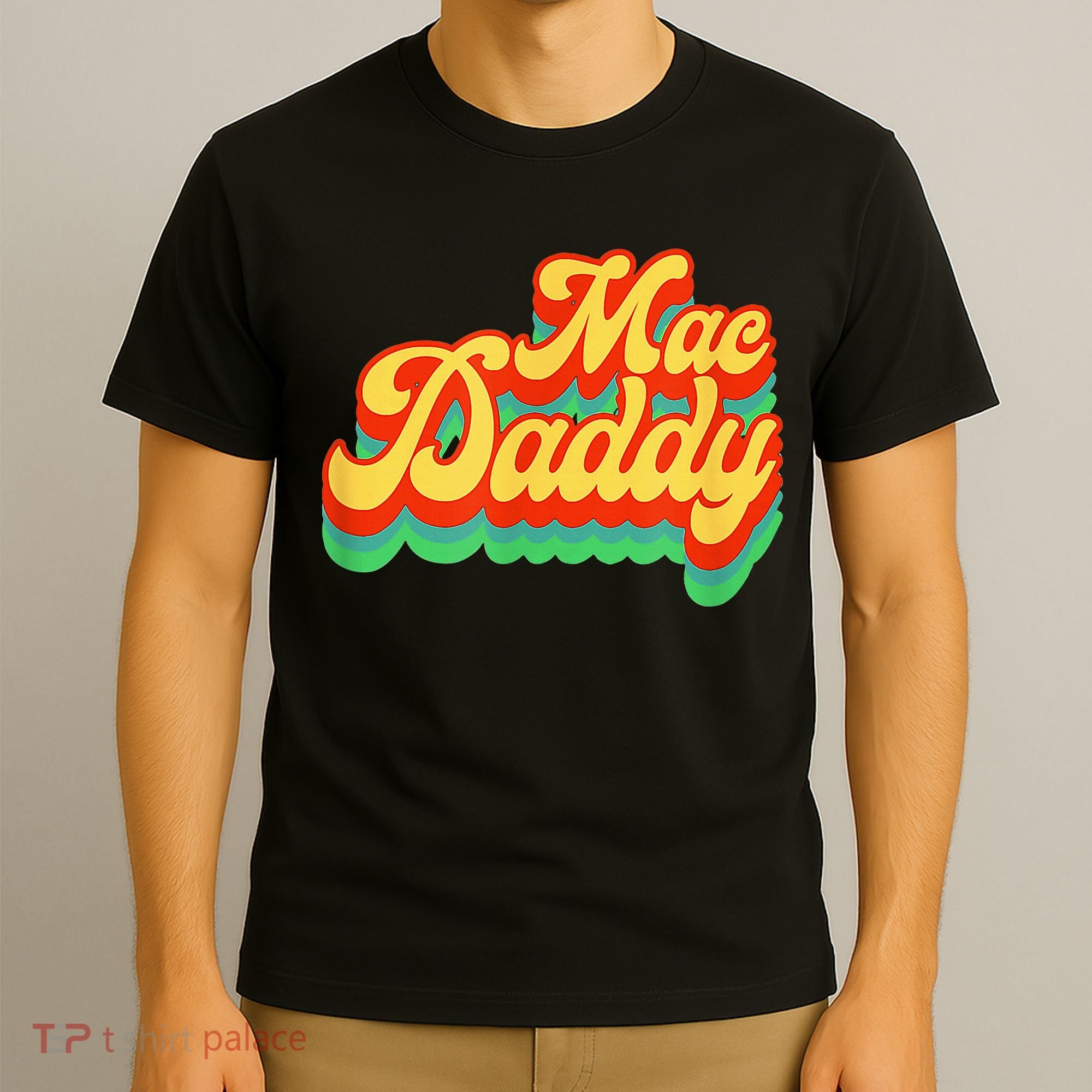 Retro Vintage Mac Daddy Funk Disco Party T-Shirt