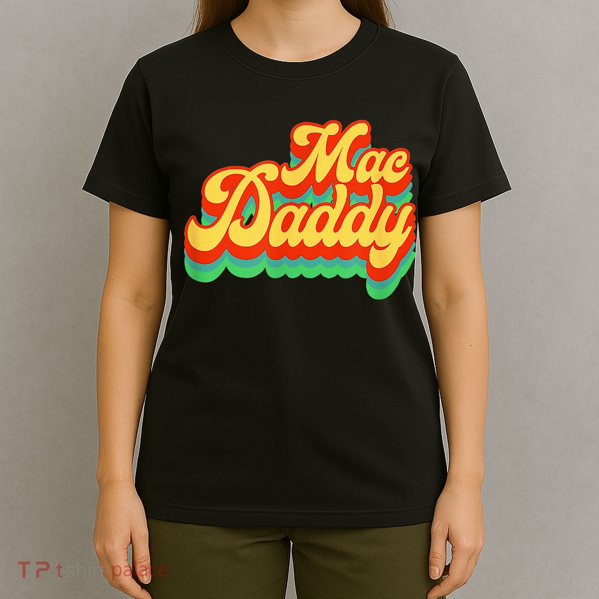 Retro Vintage Mac Daddy Funk Disco Party T-Shirt