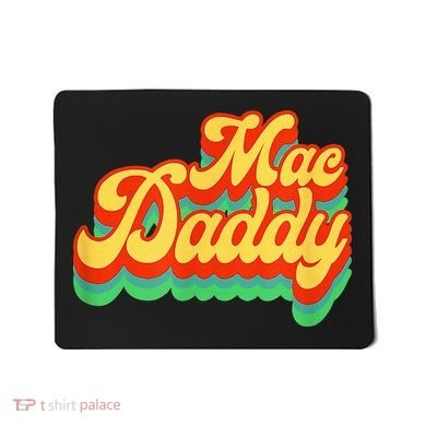Retro Vintage Mac Daddy Funk Disco Party Mousepad