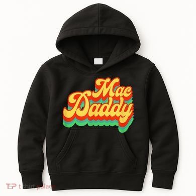 Retro Vintage Mac Daddy Funk Disco Party Kids Hoodie