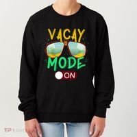 Retro Vacay Mode On Sunglasses Beach Swimming Summer Vibes Great Gift Women's Sweatshirt thumb 0